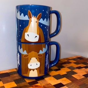 Tim Hortons Mugs : Moose parent and moose child(Set of 2)
